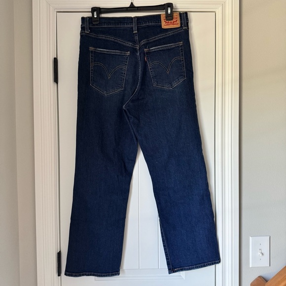 Levi's Ribcage Straight Pick A Draw Straight Leg Ankle Jeans Size 31 - Picture 3 of 5